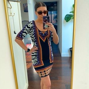 Jealous Tomato Stretch Knit Bodycon Dress Large